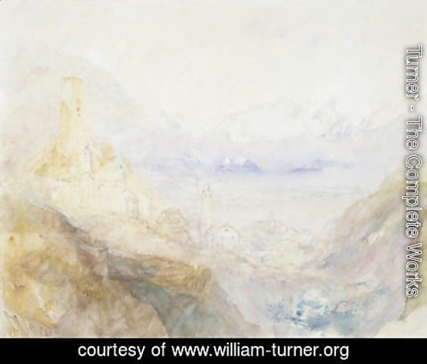 Turner - Hospenthal, Fall of St. Gothard, morning