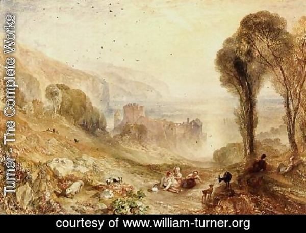 Turner - Tancarville on the Seine, 1840