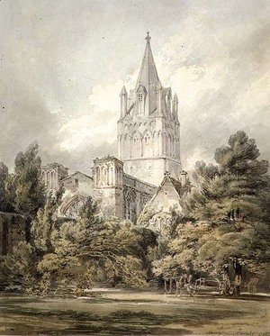 Turner - Christ Church, Oxford, 1794