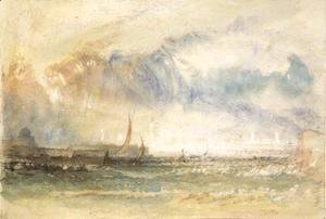 Turner - Storm at Sunset, Venice, c.1840