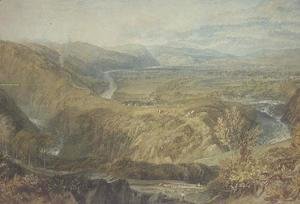 The Crook of Lune, looking towards Hornby Castle, 1816-18