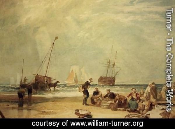 Turner - Fishmarket on the Sands, Hastings
