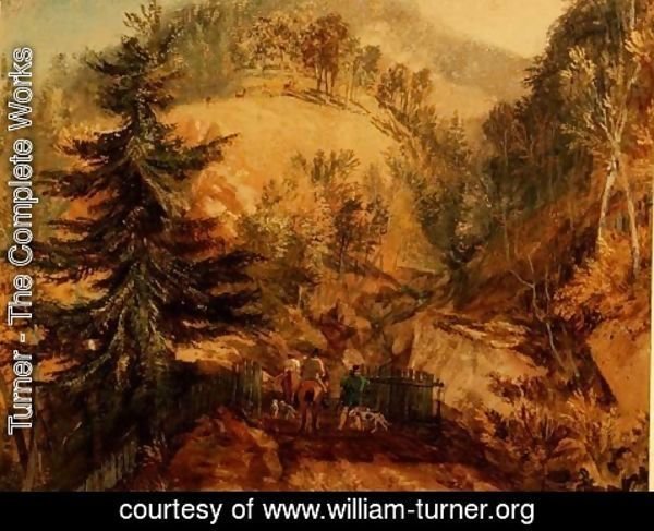 Turner - The Chevin, Otley, c.1818