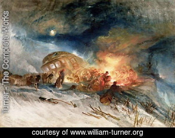 Turner - Travellers in a Snowdrift