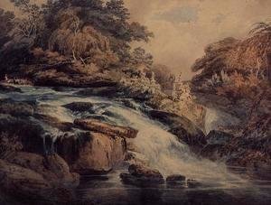 Turner - Cascade at Hampton Court, 1795
