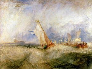 Van Tromp Going About to Please His Masters - Ships a Sea Getting a Good Wetting, 1844