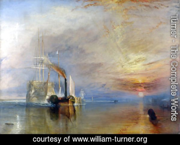 Turner - The Fighting Temeraire Tugged to her Last Berth to be Broken up, before 1839