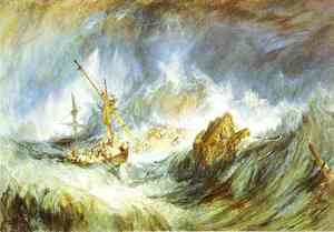 Turner - A Storm (Shipwreck)