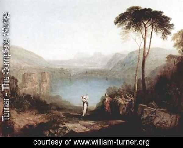Turner - Avernus lake, Aeneas and the Cumaei Sibylle