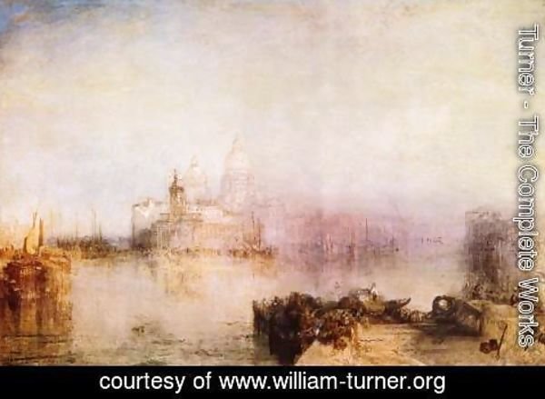 Turner - Dogana and Santa Maria della Salute, Venedig