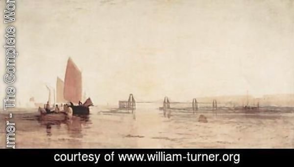 Turner - The chain jetty of Brighton