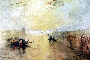 Turner - Venice, San Benedetto, view of Fusina