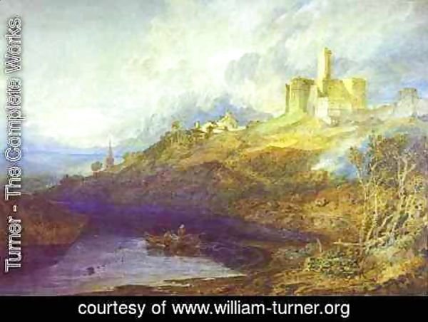 Turner - Warkworth Castle, Northumberlan