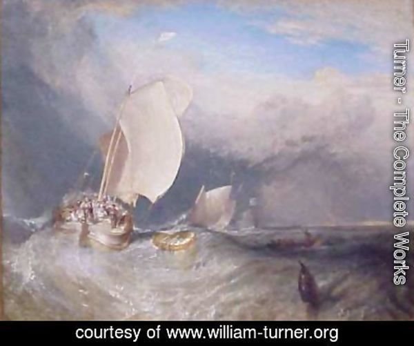 Turner - Fishing Boats with Huckster Bargaining for Fish
