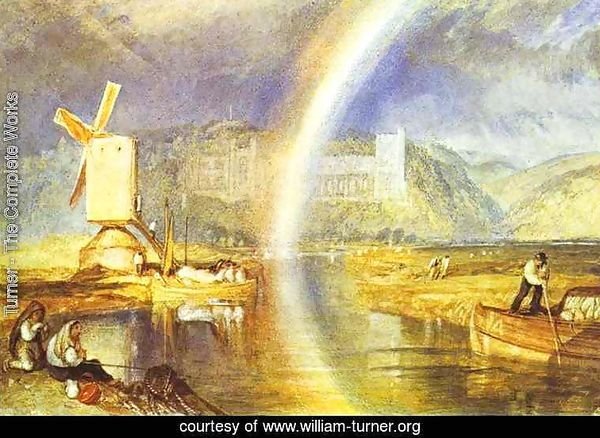 Arundel Castle With Rainbow 1824