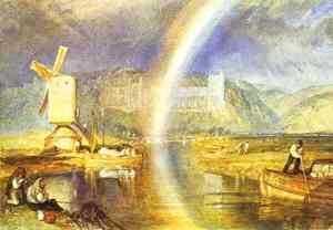 Arundel Castle With Rainbow 1824