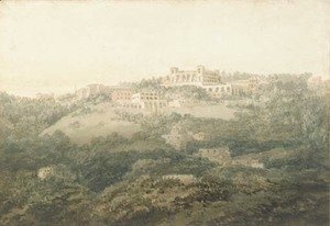 Turner - An Italian landscape, possibly Frascati
