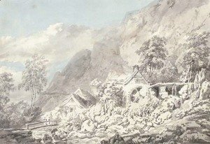 Turner - Boot Mill in Eskdale on Whillan Beck, Lake District