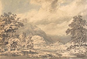Turner - Looking south into Borrowdale, Lake District