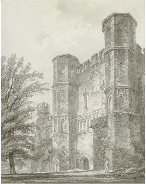 Turner - The Abbey Gate, Battle Abbey, Sussex