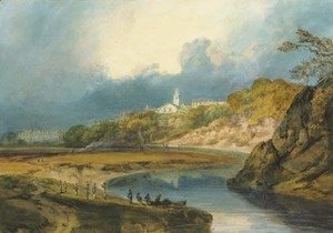 Turner - View of Bridgnorth, on the River Severn, Shropshire