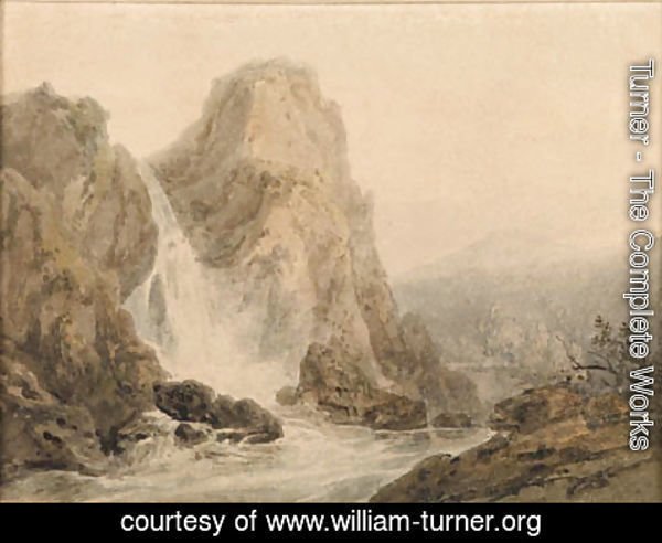 Turner - A Waterfall