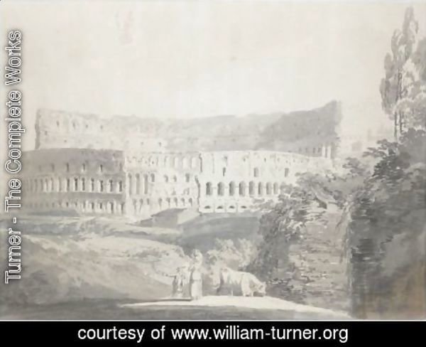Turner - View Of The Colosseum, Rome