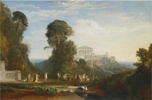 Turner - The Temple Of Jupiter Panellenius Restored