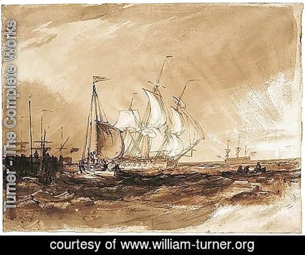 Turner - Shipping Off The Coast