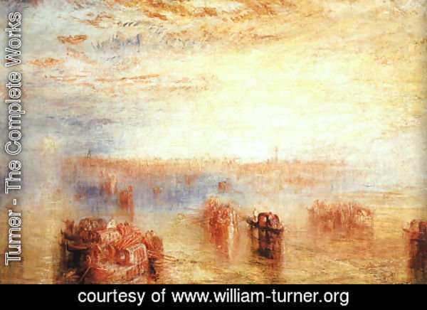 Turner - Approach to Venice 1843
