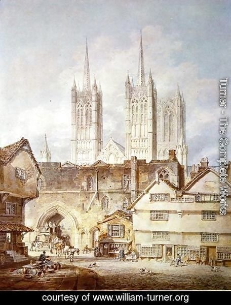 Turner - Cathedral Church At Lincoln