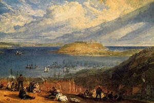 Turner - Falmouth Harbour  Cornwall