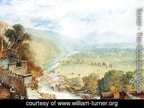 Turner - Ingleborough From The Terrace Of Hornby Castle