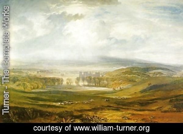 Turner - Raby Castle  The Seat Of The Earl Of Darlington