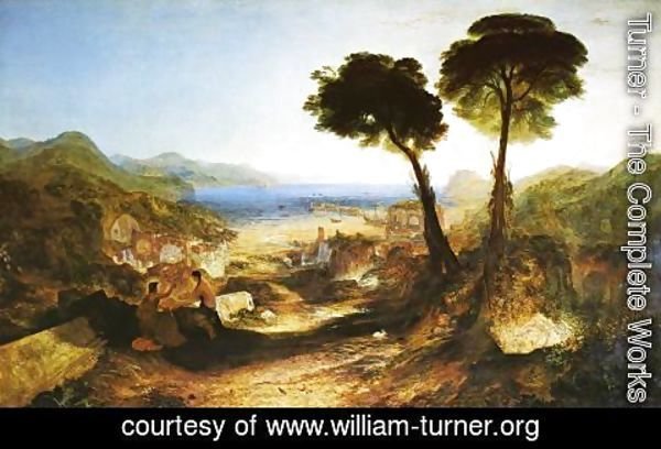 Turner - The Bay of Baiae with Apollo and the Sibyl  1823