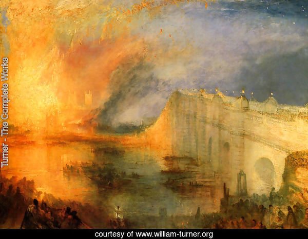 The Burning of the Houses of Parliament (1) 1834