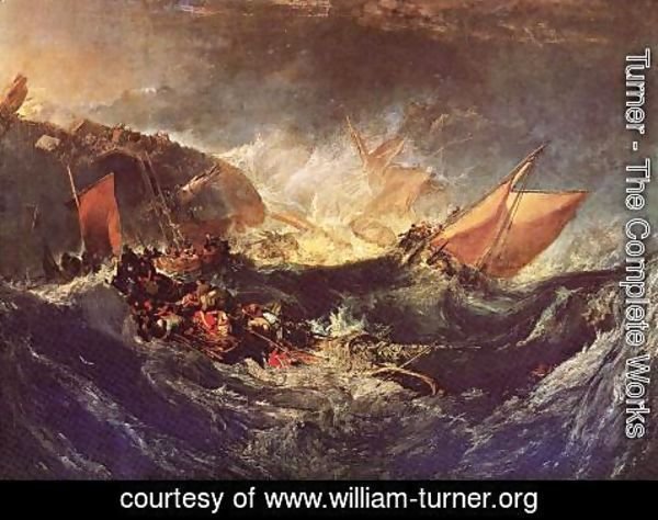 Turner - The Wreck Of A Transport Ship