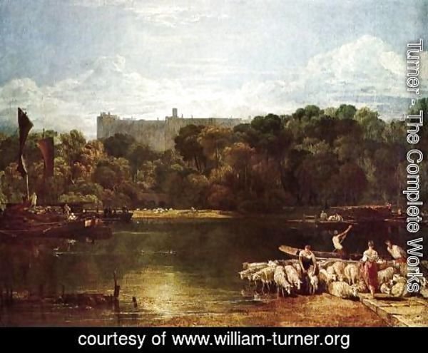 Turner - Windsor Castle From The Thames
