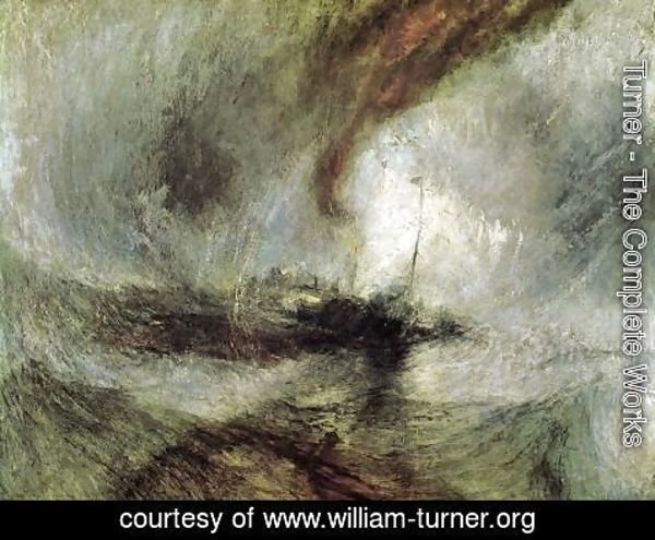 Turner - Snow Storm- Steam-Boat off a Harbour's Mouth c. 1842