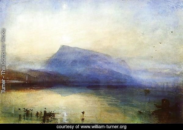 The Blue Rigi: Lake of Lucerne - Sunrise