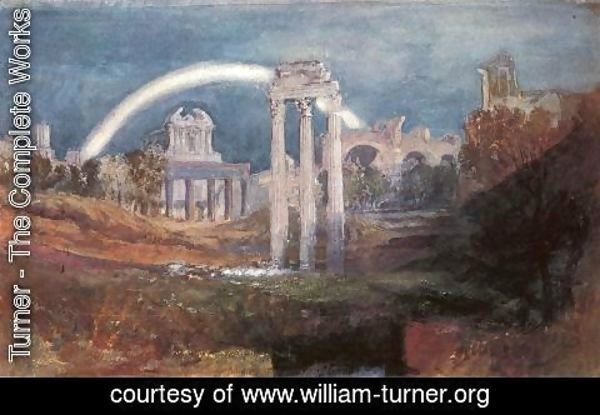 Turner - Rome: The Forum with a Rainbow
