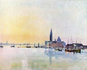 Venice, San Guirgio from the Dogana: Sunrise