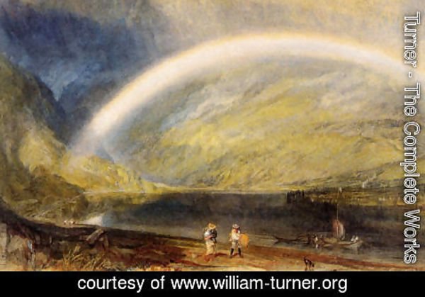 Turner - Rainbow (or A View on the Rhine from Dunkholder Vineyard, of Osterspey and Feltzen below Bosnart)