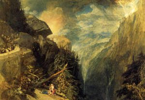 Turner - The Battle of Fort Rock, Val d'Aoste, Piedmont