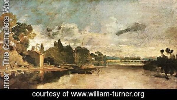 Turner - The Thames near Walton Bridges