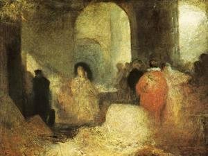Turner - Dinner in a Great Room with Figures in Costume