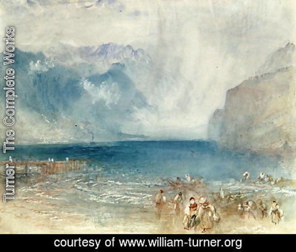 Turner - The First Steamer on the Lake of Lucerne in 1841