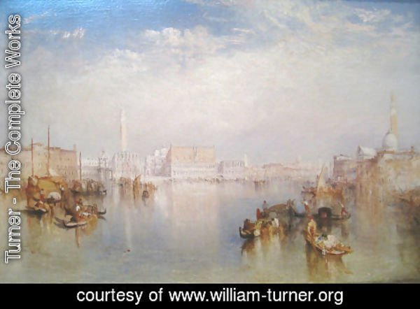 Turner - View of Venice: The Ducal Palace, Dogana and Part of San Giorgio, 1841