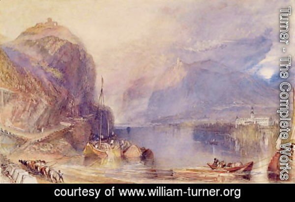 Turner - The Drachenfels, Germany, c.1823-24