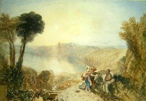 Turner - Lake Albano, c.1835